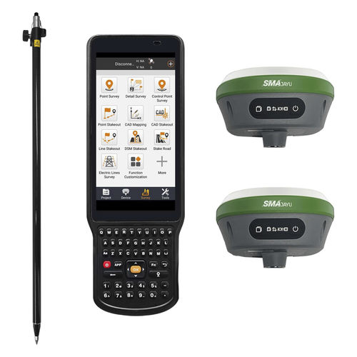Récepteur RTK - SMA26 RTK+Pole - SMAJAYU(SHENZHEN) CO.,LTD - GNSS / pour topographie / multicanaux