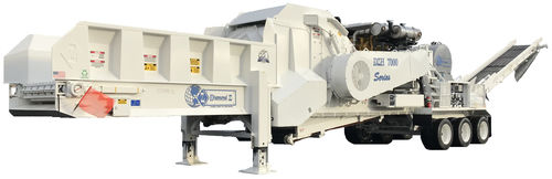 Broyeur de déchets - DZH7000 series - Diamond Z - à cylindres / horizontal / mobile