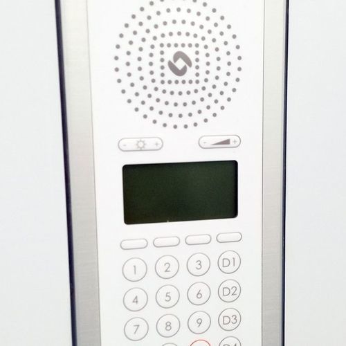 Système d'interphone antibactérien - Cleanroom Italia srl