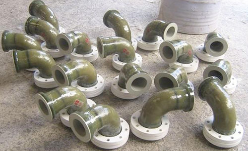 Raccord pour produits chimiques - Chemical Process Piping Pvt. Ltd. - à bride / coudé / DIN
