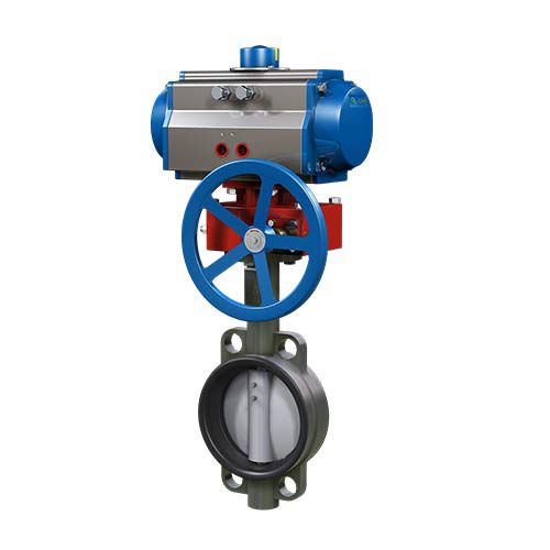 Vanne papillon - Wuxi CTENO Actuators Manufacture Co., Ltd. - pneumatique / de régulation / de vidange