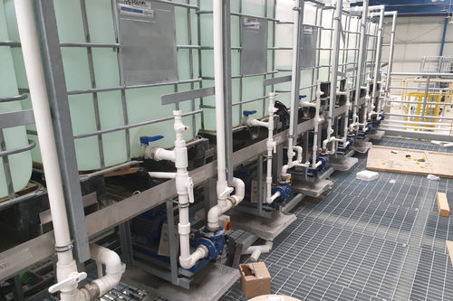 Skid de pompage - Cukurova Muhendislik Elektrik Elektronik Mak. San.ve tic. A.S. - de régulation / de comptage et de chargement / pour produits chimiques