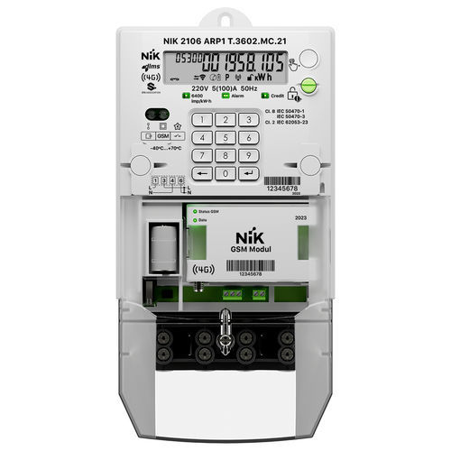 Compteur d'énergie électrique triphasé - 2116 - NIK Electronics - sur rail DIN / RS-485