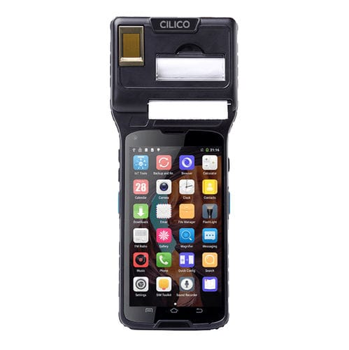 Ordinateur de poche avec lecteur d'empreinte digitale - CM550X - CILICO - Android 11 / UHF / GPS