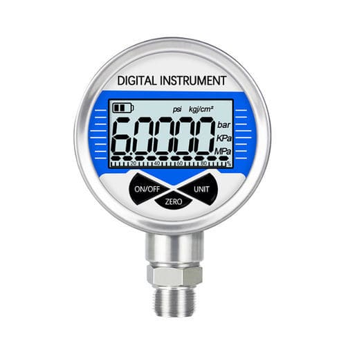 Manomètre avec afficheur LCD - YK60 - Xi'an Yunyi Instrument Co., Ltd. - NPT 1/4 / résistant aux produits chimiques / pour applications hydrauliques