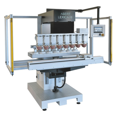 Machine de tampographie à 10 couleurs - LEXICA 06 - ASERT SRL - à encrier hermétique / semi-automatique / à 4 couleurs