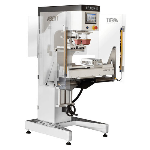 Machine de tampographie à 4 couleurs - LEXICA 02 - ASERT SRL - à encrier hermétique / semi-automatique / à 2 couleurs