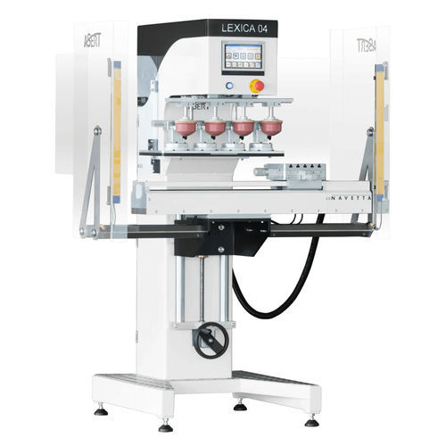 Machine de tampographie à 5 couleurs - LEXICA 04 - ASERT SRL - à encrier hermétique / semi-automatique / à 2 couleurs