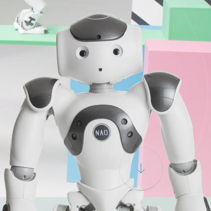 Robot d'accueil autonome - NAO - United Robotics Group GmbH - mobile / avec navigation autonome