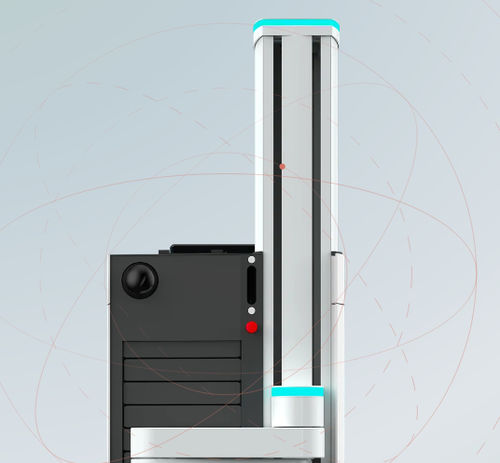 AGV de manutention - Kevin - United Robotics Group GmbH - alimenté par batterie / avec plateforme