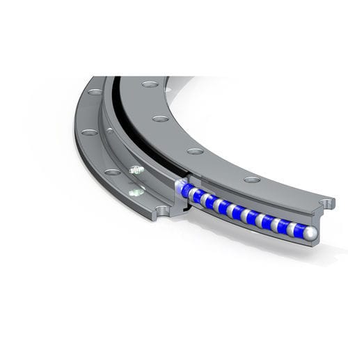 Couronne d'orientation à bille à quatre points de contact - SS SS 1B20 L - Reel Makina - sans denture / à une rangée / pour fortes charges