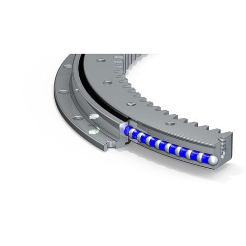 Couronne d'orientation à bille à quatre points de contact - SS 1B20 L - Reel Makina - à denture intérieure / à une rangée / pour fortes charges