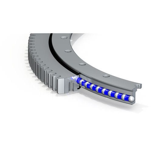 Couronne d'orientation à bille à quatre points de contact - SS 1B20 L - Reel Makina - sans denture / à une rangée / pour fortes charges
