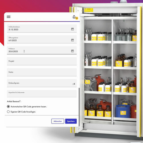 Logiciel de commande - DÜPERTHAL Sicherheitstechnik GmbH & Co. KG - configuration / de reporting / de base de données ODBC