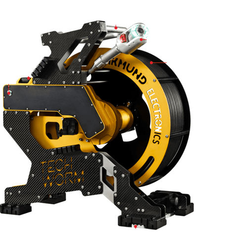 Caméra à poussée - TechWorm - Zikmund electronics s.r.o. - numérique / pour inspection de canalisations / pour conduits d'égout