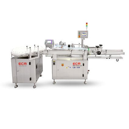 Étiqueteuse automatique - ECLB-150 - ECM Co., Ltd. - pour bouteilles / pour flacon / à servomoteur