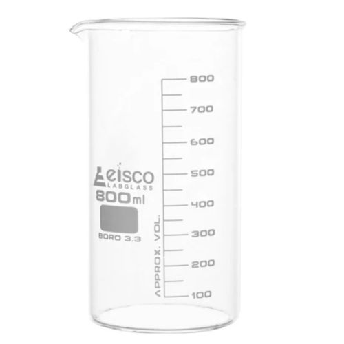 Becher gradué - CH0127H8 - EISCO Electronic Instrumentation - en verre