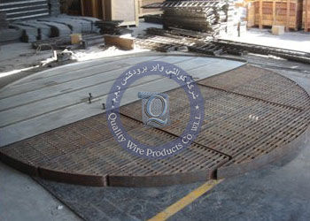 Grille à fissure métallique en forme de V - Quality Wire Products WLL - à fente