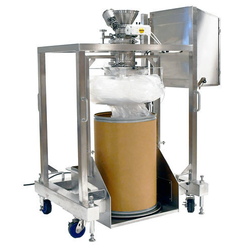 Remplisseuse automatique - Rheo Engineering LLC - de fûts / pour produits pulvérulents / mobile