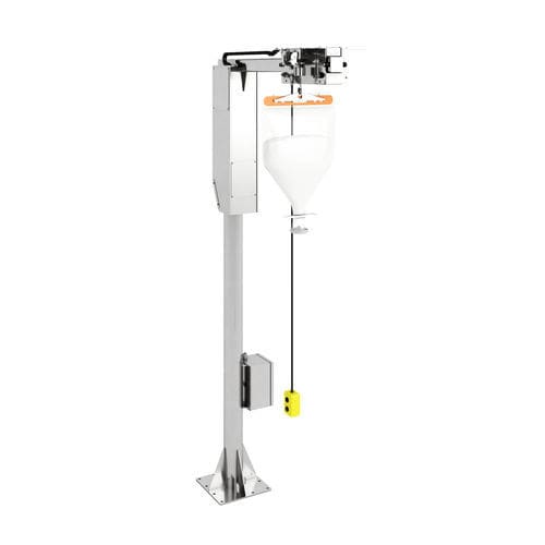 Potence sur colonne - Rheo Engineering LLC - avec commande électrique / avec palan
