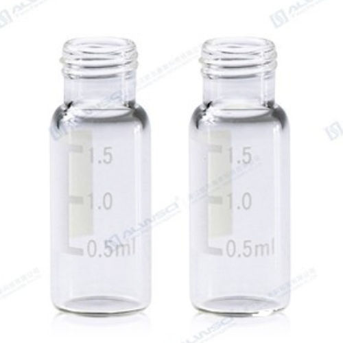 Flacon à fond plat - ALWSCI® - Zhejiang Alwsci Technologies Co., Ltd. - en verre borosilicaté / verre blanc / pour laboratoire