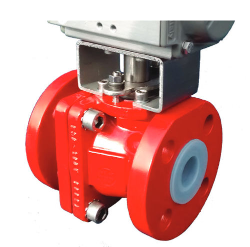 Vanne à boisseau sphérique - SPHERON9® - GFT German Fluorolined Technik GmbH - à levier / de contrôle / d'arrêt