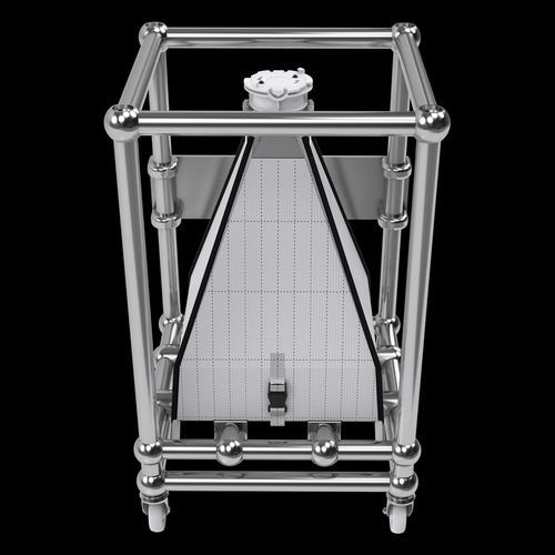 Conteneur IBC en inox - ACUBE-PRO - Andocksysteme G. Untch GmbH - pour produits pharmaceutiques / pour poudres / granules / ouvert
