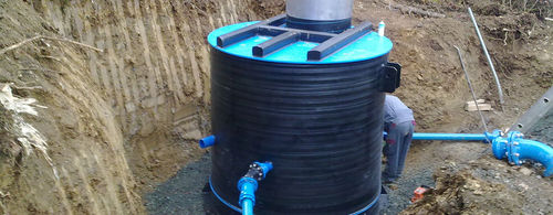 Cuve de collecte de fluides - WiRoTec Henze GmbH - en polyéthylène / de stockage d'eau