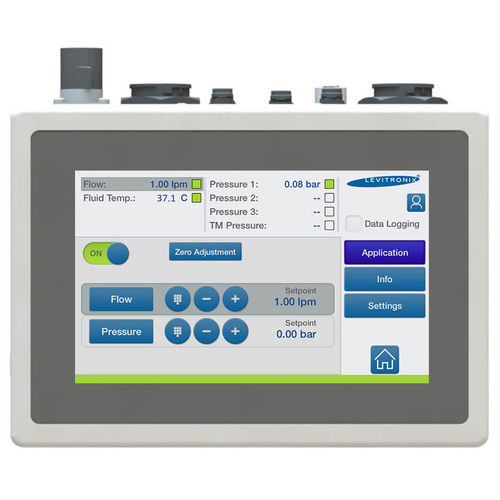 Moniteur LCD - PuraLev LCO-i100 - Aseptic Group SAS - tactile / mural / personnalisable