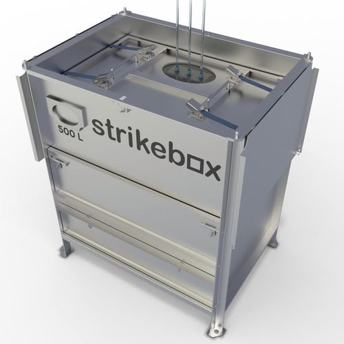 Conteneur IBC de transport - Strikebox Innovations limited - en inox / pour liquides / pour produits pharmaceutiques