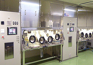 Isolateur de confinement pour tests de stérilité - Airex Co., Ltd - pour le contrôle qualité / sur pied / classe ISO 5