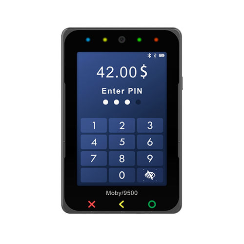 Terminal de paiement Bluetooth - Moby/9500 - Ingenico - WiFi / USB / PCI PTS v6