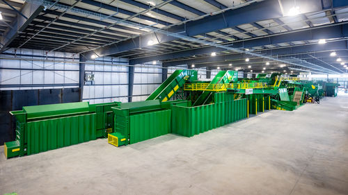 Conteneur à déchets en métal - Green Machine - pour déchets urbains / ouvert