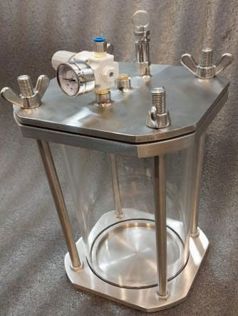 Réservoir sous pression en verre - BHFGC series - Burhani Engineering Technology - en acier inoxydable / en acrylique