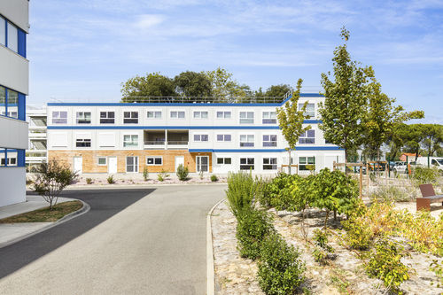 Bâtiment temporaire - COUGNAUD SERVICES - pour bureaux / avec bardage en bois
