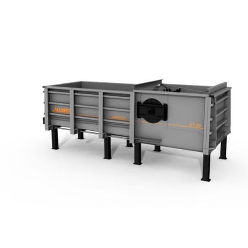 Alimentateur à bande - AT 20 - Allreco GmbH - à rouleaux / pour bois / pour câble rond