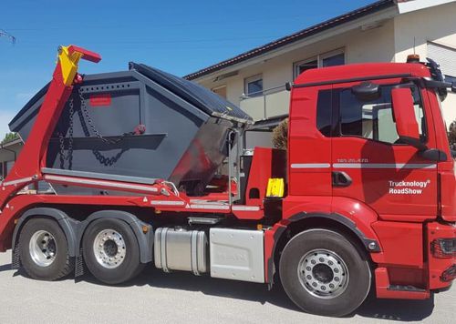 Benne basculante en métal - Decker-Containerbau GmbH & Co. KG - pour déchets / ouvert