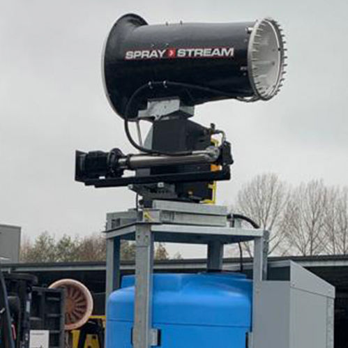 Canon brumisateur pour abattement de poussières - S7.5 Vertikaltank - Aquaco GmbH