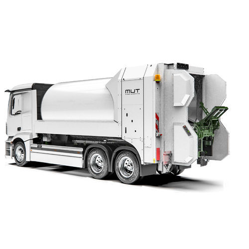 Benne à ordures ménagères électrique - ROTO-M-U-T - Steyr Automotive GmbH - chargement arrière / zéro émission / à tambour rotatif