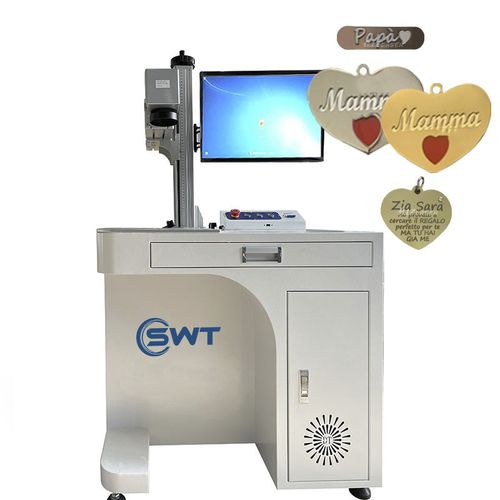 Machine de gravure laser à fibre - DB-04 100w - Wuhan SWT Laser Technology - d'aluminium / de marbre / de laiton