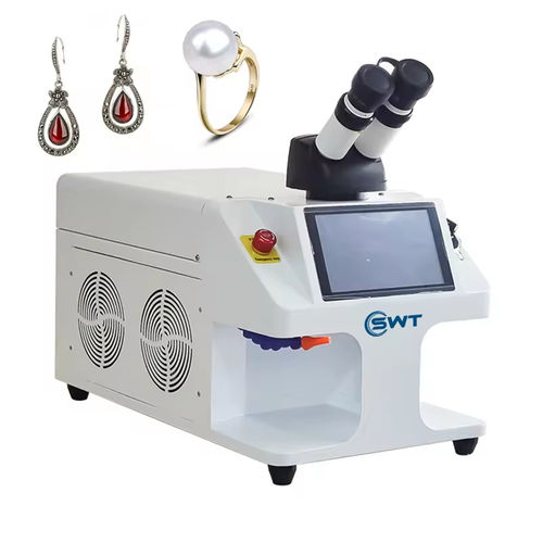Machine de soudage laser à fibre - JW-200w - Wuhan SWT Laser Technology - manuelle / sur pieds / pour la bijouterie