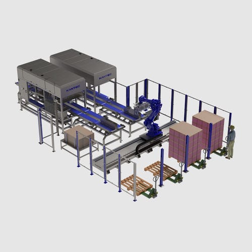 Palettiseur robotisé - Kantec - pour œufs / automatique / pour l'industrie agroalimentaire