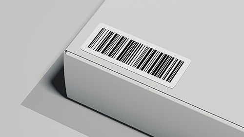 Étiquette code-barres - DB Groupe - sécuritaire / VOID / d'expédition