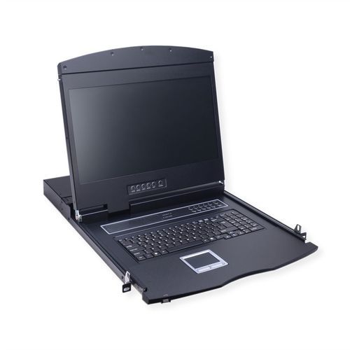 Commutateur KVM avec clavier - 26990190 - SECOMP Electronic Components GmbH - 1U / 8 ports