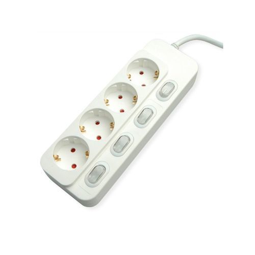 Multiprise avec interrupteur - 19990941 - SECOMP Electronic Components GmbH - avec voyant lumineux / CEE / 4 prises