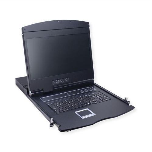 Commutateur KVM avec clavier - 26990133 - SECOMP Electronic Components GmbH - 1U