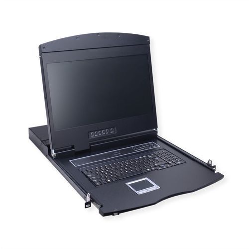 Commutateur KVM avec clavier - 26990193 - SECOMP Electronic Components GmbH - 1U / 8 ports