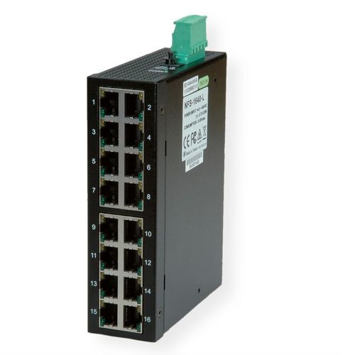 Commutateur Ethernet non administrable - 21131157 - SECOMP Electronic Components GmbH - 16 ports / fast ethernet / sur rail DIN