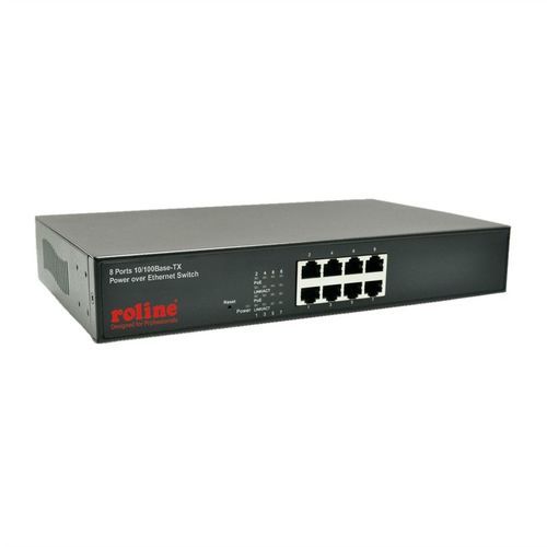Commutateur Ethernet PoE - 21131191 - SECOMP Electronic Components GmbH - 8 ports / fast ethernet / 19"