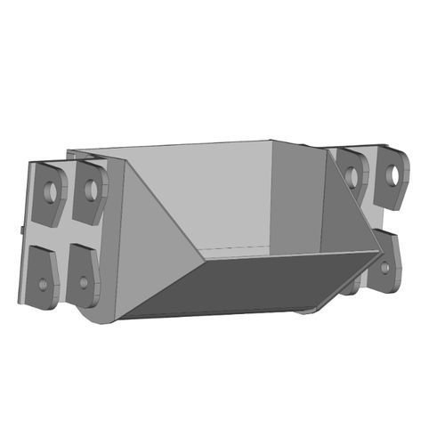 Godet d'élévateur en acier inoxydable - MEXGOS Sp. z o.o. - en acier / en ciment / pour forte charge